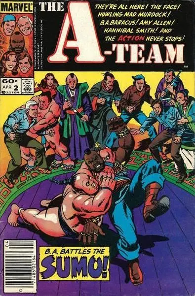 The A-Team #2 Newsstand Edition comic book cover, 1984