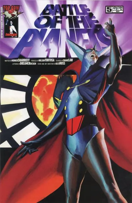 Battle of the Planets #5 comic book cover, 2002
