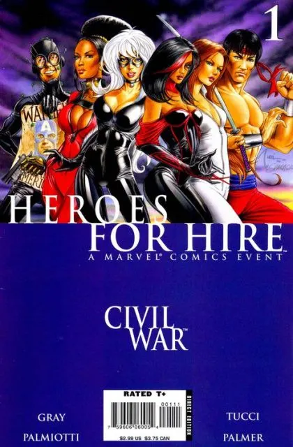 Heroes For Hire, Vol. 2 #1 comic book cover, 2006