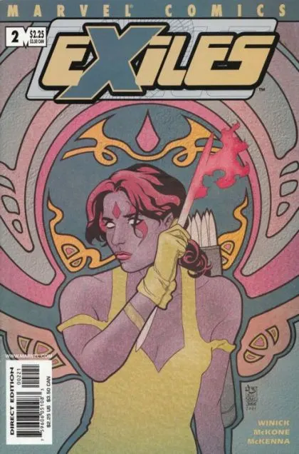 Exiles, Vol. 1 #2 Variant Cover comic book cover, 2001