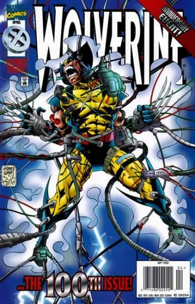 Wolverine, Vol. 2 #100 Newsstand Edition comic book cover, 1996