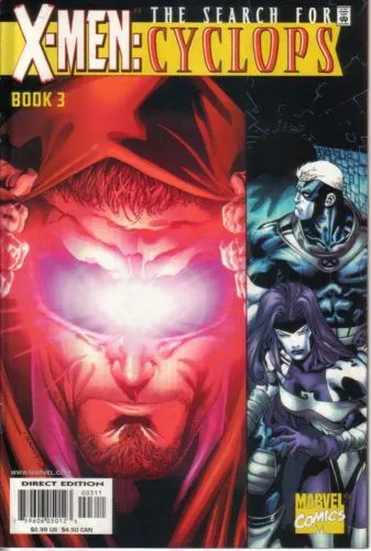 X-Men: The Search for Cyclops #3 comic book cover, 2001