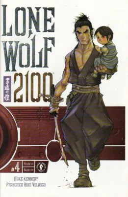 Lone Wolf 2100, Vol. 1 #4 comic book cover, 2002