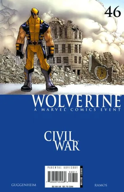 Wolverine, Vol. 3 #46 Direct Edition comic book cover, 2006