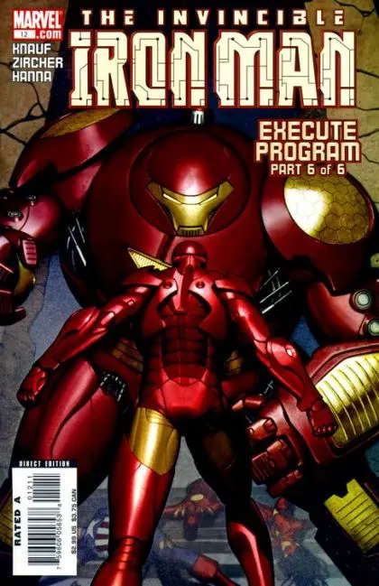 Iron Man, Vol. 4 #12 Direct Edition comic book cover, 2006