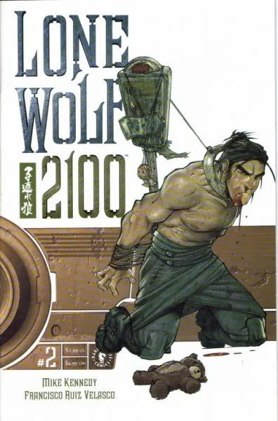 Lone Wolf 2100, Vol. 1 #2 comic book cover, 2002