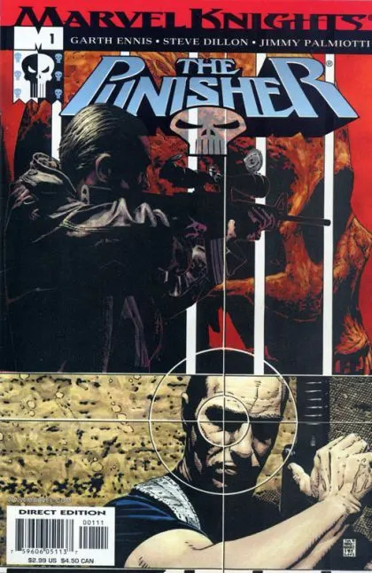 The Punisher, Vol. 6 #1 Tim Bradstreet Regular comic book cover, 2001