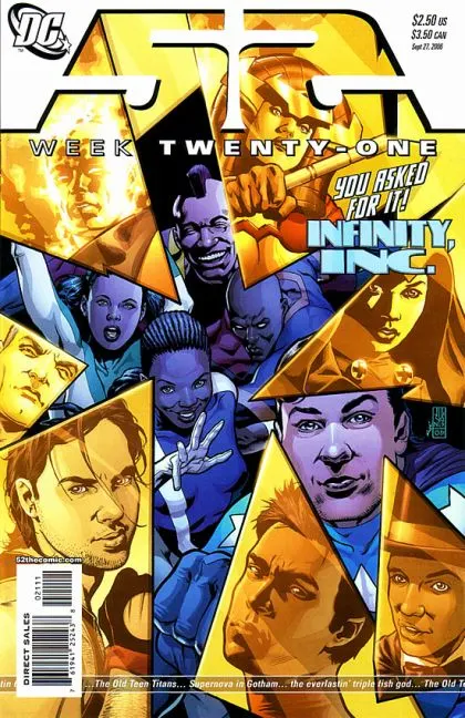 52 #21 comic book cover, 2006