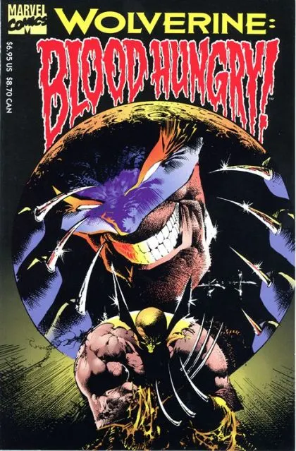 Wolverine: Blood Hungry #1 First Print Regular Cover comic book cover, 1994