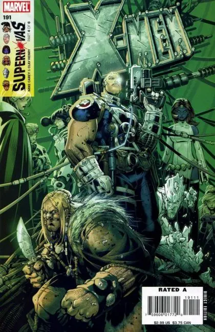 X-Men, Vol. 1 #191 Chris Bachalo Regular comic book cover, 2006