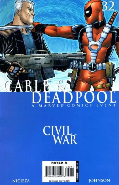 Cable & Deadpool #32 comic book cover, 2006