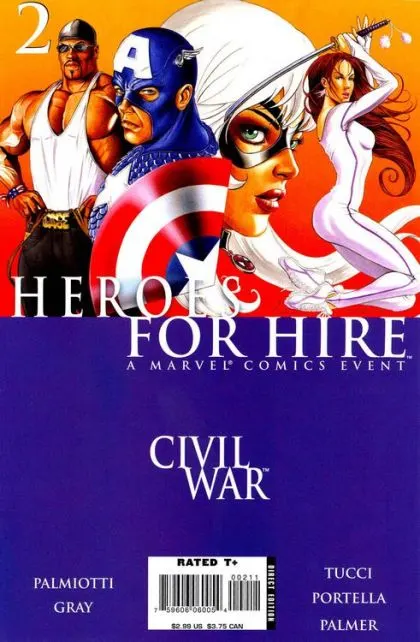 Heroes For Hire, Vol. 2 #2 comic book cover, 2006