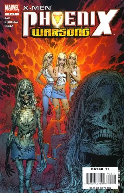 X-Men: Phoenix - Warsong #2 comic book cover, 2006