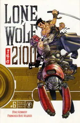 Lone Wolf 2100, Vol. 1 #6 comic book cover, 2003
