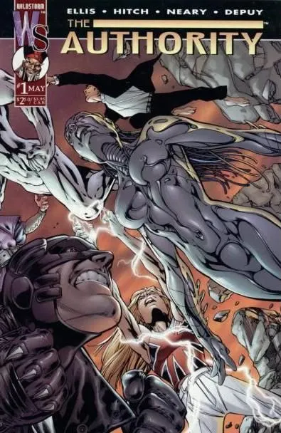The Authority, Vol. 1 #1 Bryan Hitch Regular comic book cover, 1999