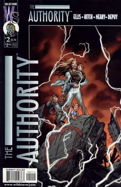 The Authority, Vol. 1 #2 comic book cover, 1999