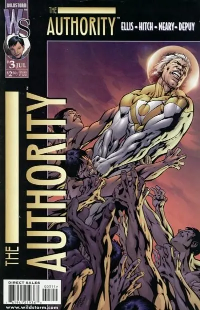 The Authority, Vol. 1 #3 comic book cover, 1999
