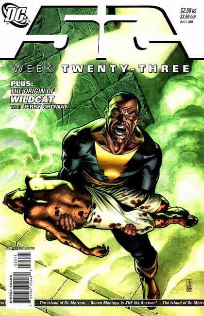 52 #23 Direct Edition comic book cover, 2006