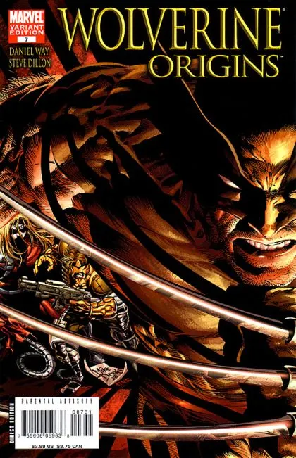 Wolverine: Origins #7 Variant Cover comic book cover, 2006