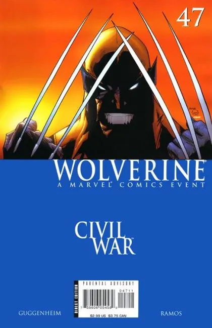 Wolverine, Vol. 3 #47 Direct Edition comic book cover, 2006