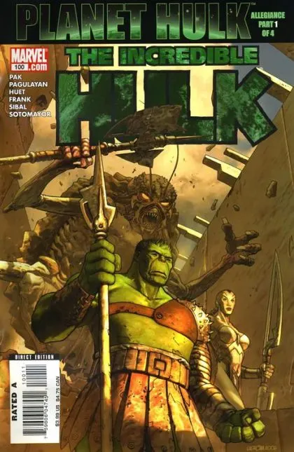 The Incredible Hulk, Vol. 2 #100 José Ladrönn Regular comic book cover, 2007
