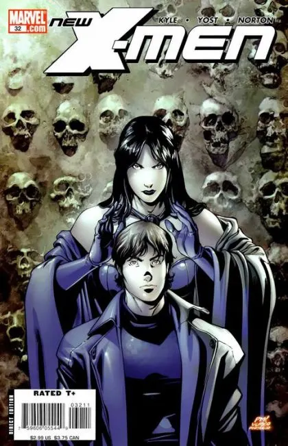 New X-Men (Academy X) #32 comic book cover, 2007
