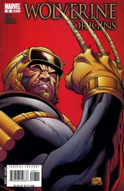 Wolverine: Origins #8 Joe Quesada Regular comic book cover, 2007