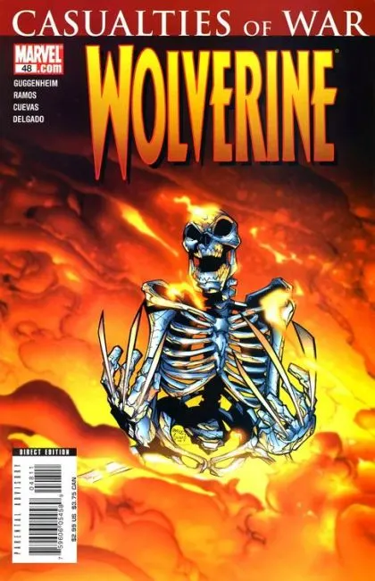 Wolverine, Vol. 3 #48 Direct Edition comic book cover, 2007