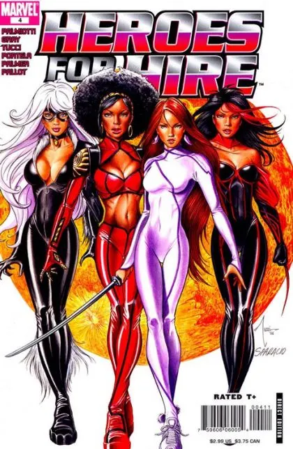 Heroes For Hire, Vol. 2 #4 comic book cover, 2007