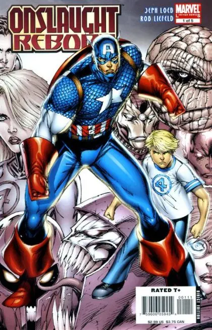 Onslaught Reborn #1 Rob Liefeld Regular comic book cover, 2007