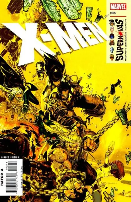 X-Men, Vol. 1 #193 Chris Bachalo Regular comic book cover, 2007