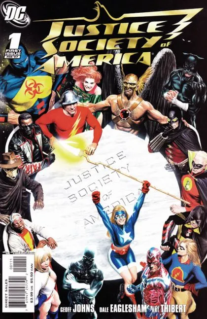 Justice Society of America, Vol. 3 #1 Alex Ross Regular comic book cover, 2007