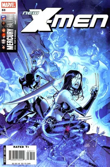 New X-Men (Academy X) #33 Direct Edition comic book cover, 2007