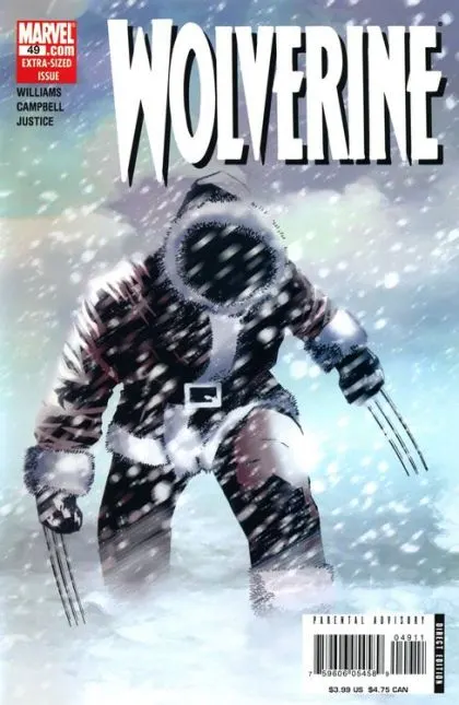 Wolverine, Vol. 3 #49 Direct Edition comic book cover, 2007
