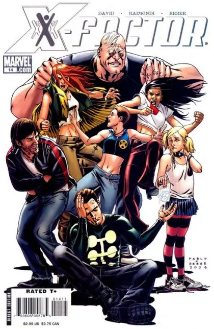 X-Factor, Vol. 3 #14 Pablo Raimondi Regular comic book cover, 2007