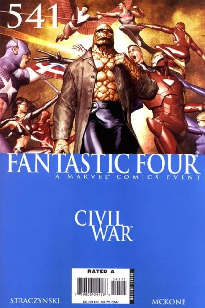 Fantastic Four, Vol. 3 #541 Adi Granov Regular comic book cover, 2006