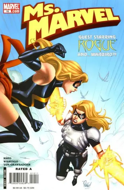 Ms. Marvel, Vol. 2 #10 comic book cover, 2007