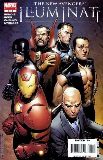 New Avengers: Illuminati, Vol. 2 #1 comic book cover, 2007