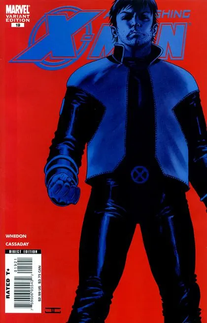 Astonishing X-Men, Vol. 3 #19 John Cassaday Variant Cover comic book cover, 2007