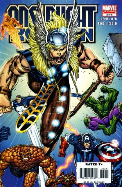 Onslaught Reborn #2 Rob Liefeld Regular comic book cover, 2007
