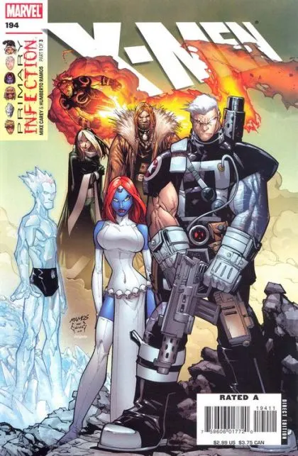 X-Men, Vol. 1 #194 Humberto Ramos Regular comic book cover, 2007