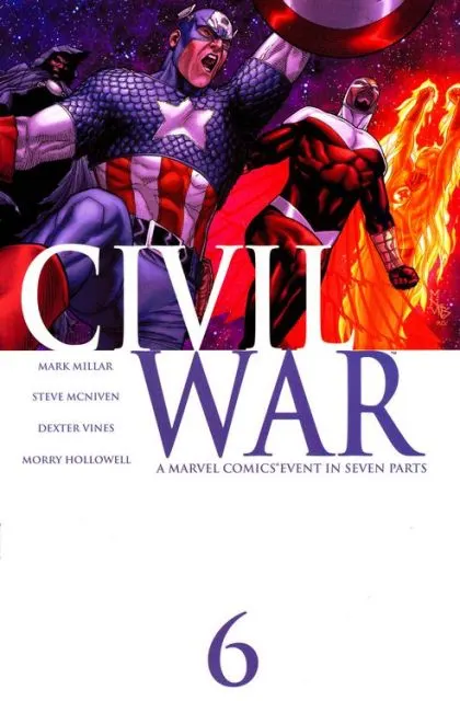 Civil War, Vol. 1 #6 Steve McNiven Regular comic book cover, 2006