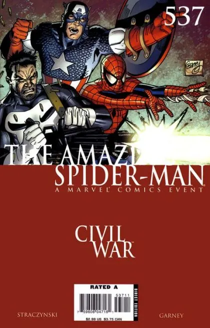 The Amazing Spider-Man, Vol. 2 #537 Ron Garney Regular comic book cover, 2007