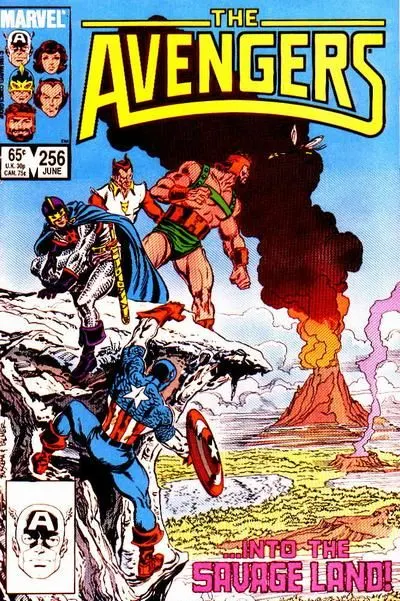 The Avengers, Vol. 1 #256 Direct Edition comic book cover, 1985