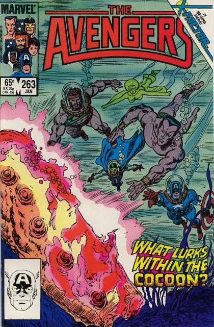 The Avengers, Vol. 1 #263 Direct Edition comic book cover, 1986
