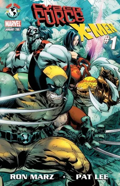 Cyberforce / X-Men #1 comic book cover, 2007