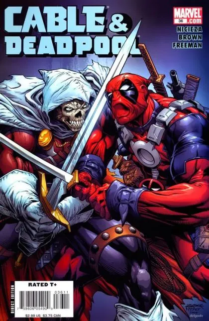 Cable & Deadpool #36 comic book cover, 2007