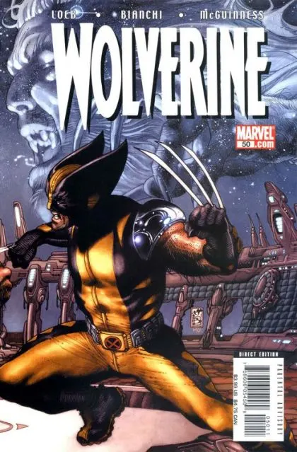 Wolverine, Vol. 3 #50 Direct Edition comic book cover, 2007