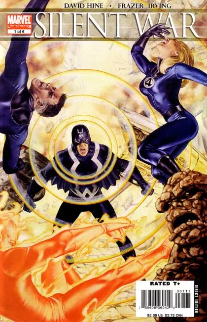 Silent War #1 comic book cover, 2007