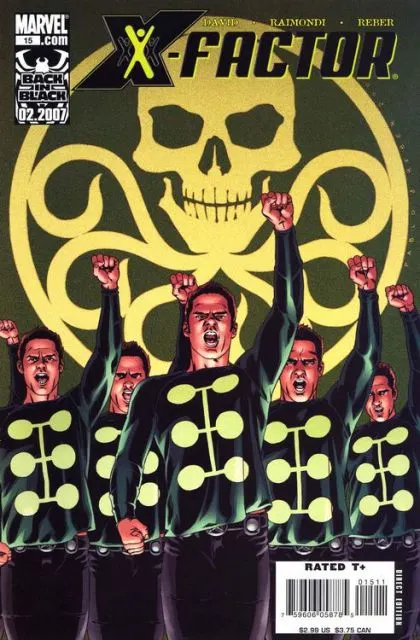X-Factor, Vol. 3 #15 comic book cover, 2007